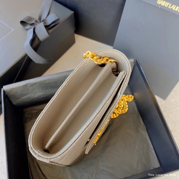 Tony Luxuries CHAIN MATELASSÉ YSL CASSANDRE WALLET 0803